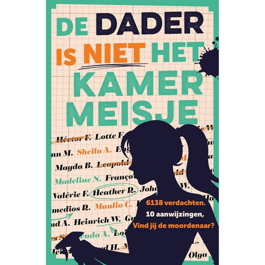 Puzzelboek De dader is niet het kamermeisje (pre-order)