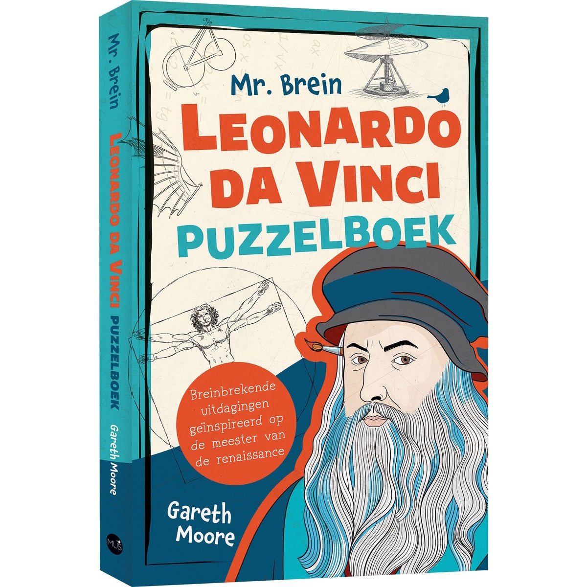 Mr. Brein Leonardo Da Vinci puzzelboek