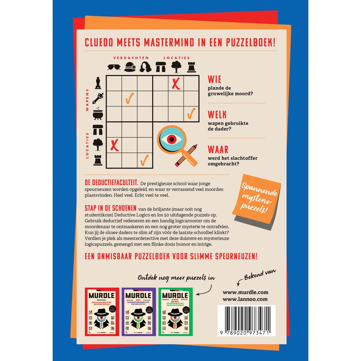 Puzzelboek Murdle - De school der mysteries
