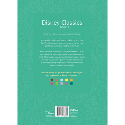 Disney Classics boek 3 - Kleuren op nummer voor volwassenen (pre-order)