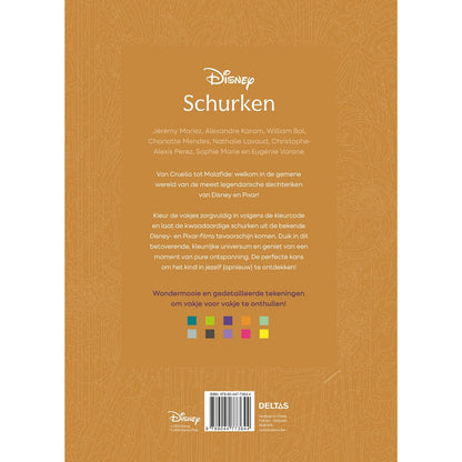 Disney Schurken - Kleuren op nummer voor volwassenen (pre-order)