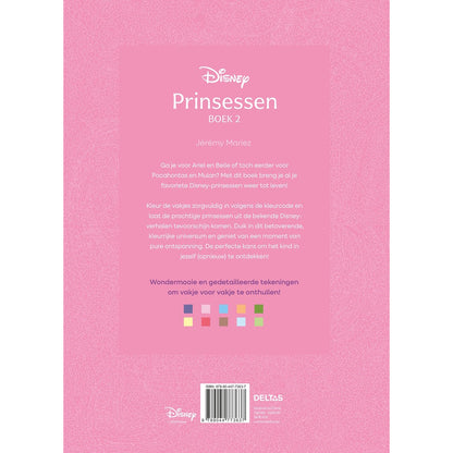 Disney Prinsessen boek 2 - Kleuren op nummer voor volwassenen (pre-order)
