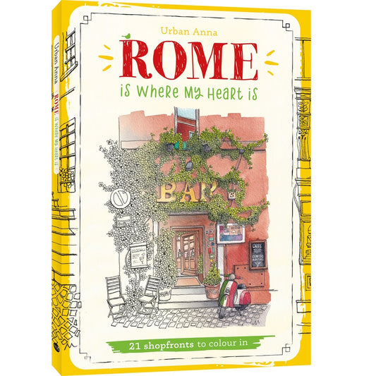 Kleurboek Rome is where my heart is