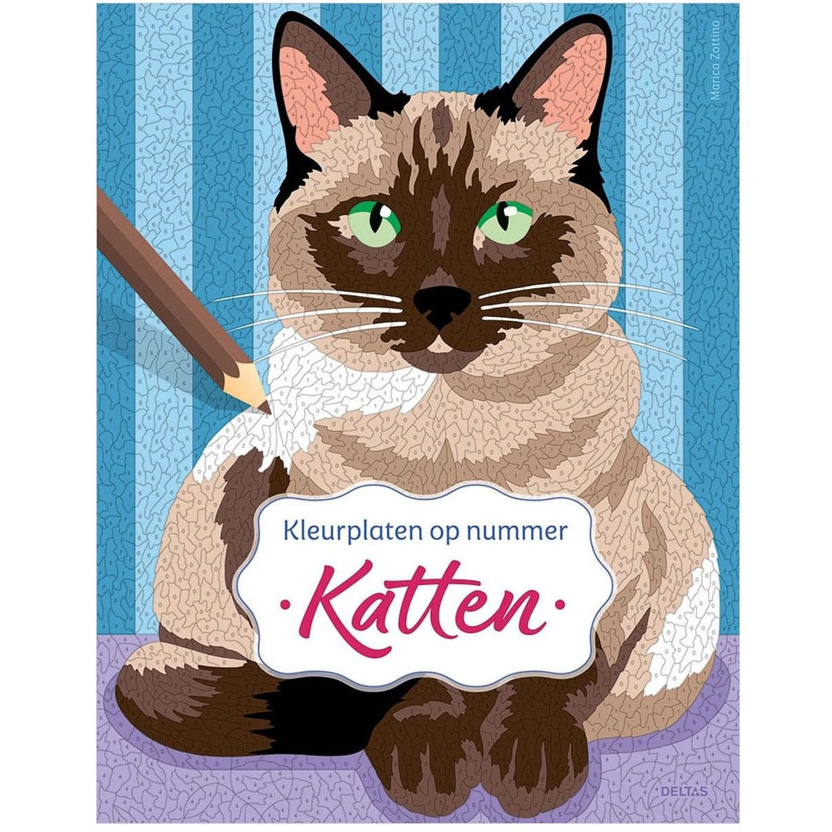 Katten - Kleurplaten op nummer