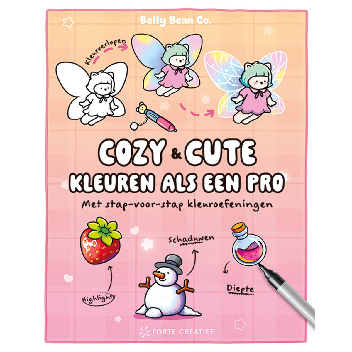 Kleurboek Cozy & cute kleuren als een pro
