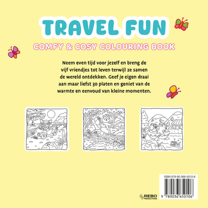 Kleurboek: Travel fun - Comfy & cosy colouring