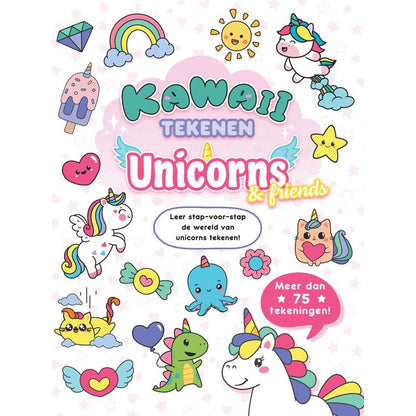 Kawaii tekenen unicorns & friends
