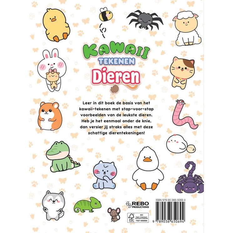 Kawaii tekenen dieren