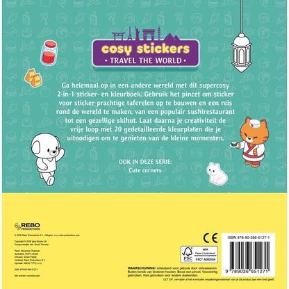 Stickerboek: Travel the world