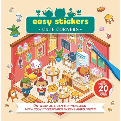 Stickerboek: Cute corners