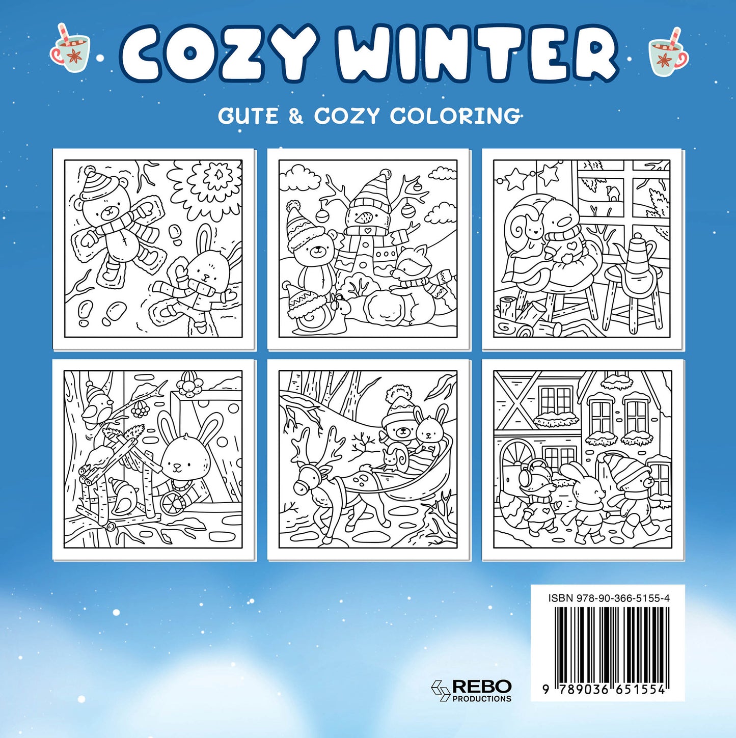 Kleurboek: Cozy winter - Cute & cozy coloring