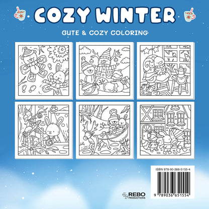 Kleurboek: Cozy winter - Cute & cozy coloring