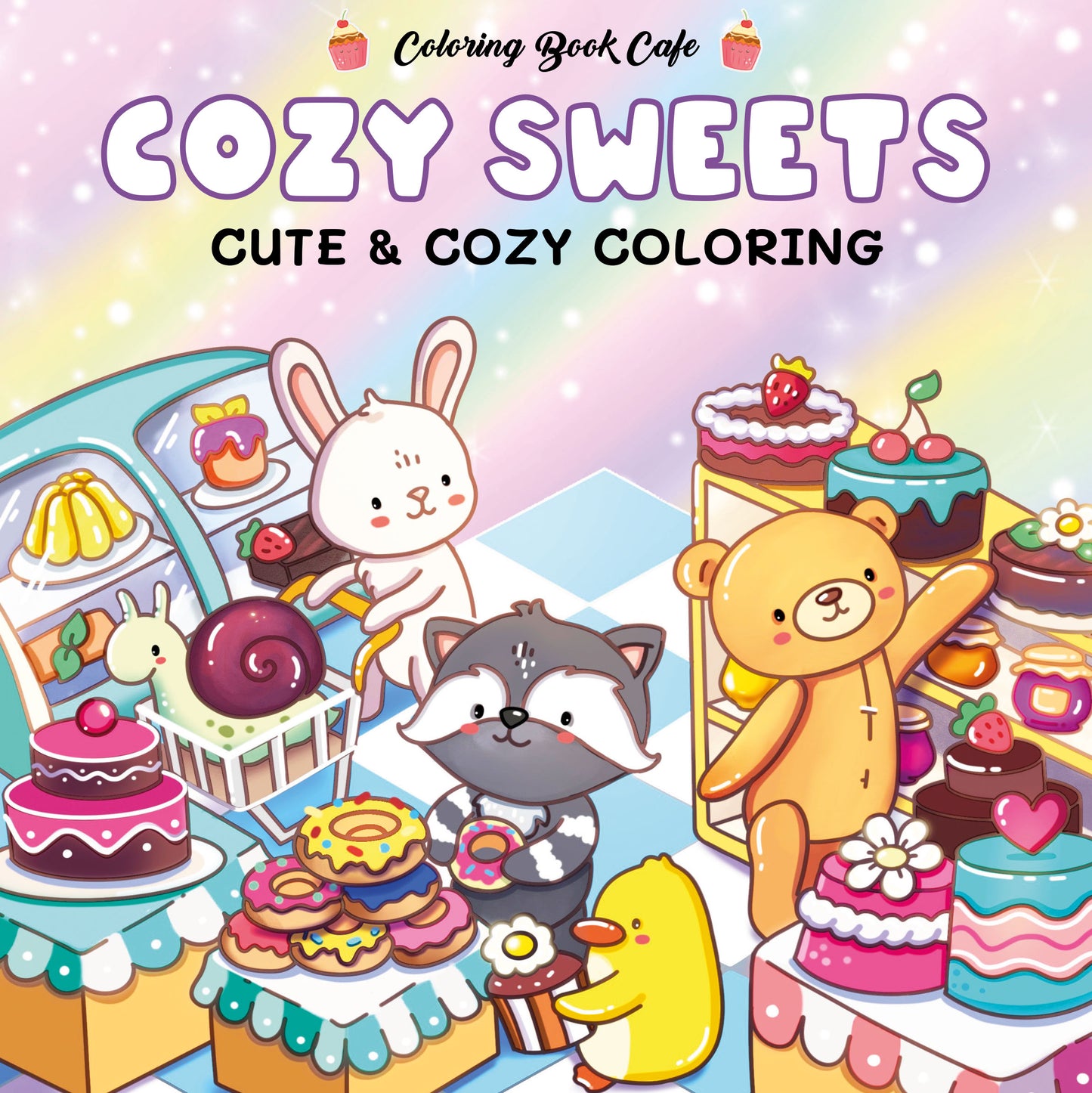 Kleurboek: Cozy Sweets - Cute & cozy coloring