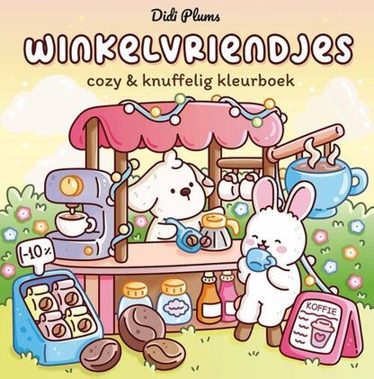 Winkelvriendjes cozy & knuffelig kleurboek (pre-order)