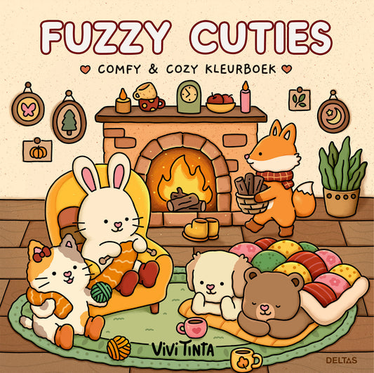 Kleurboek Fuzzy Cuties Cute & Comfy