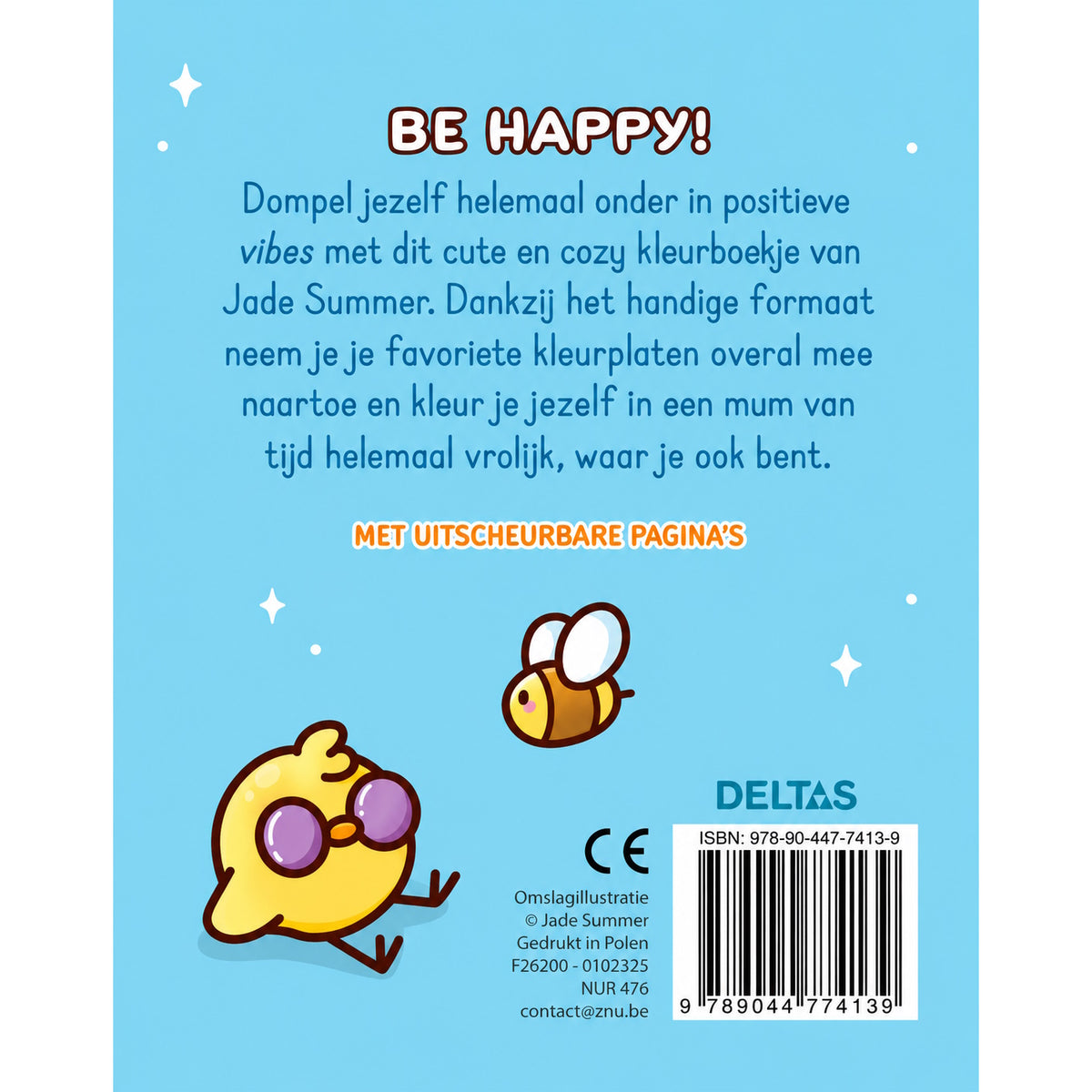 Be Happy - Cozy kleurboekje Jade Summer (pre-order)