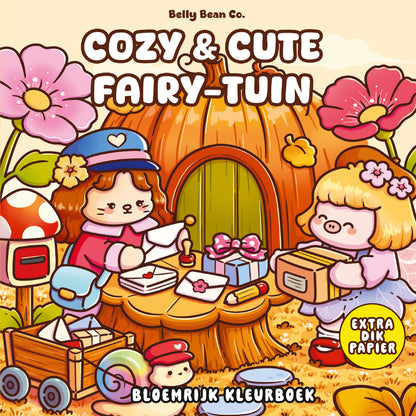 Kleurboek Cozy & cute Fairy-tuin (pre-order)