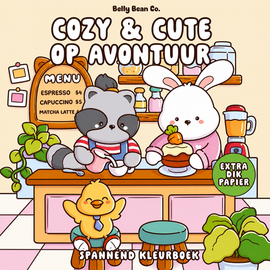 Kleurboek Cozy & cute op avontuur (pre-order)