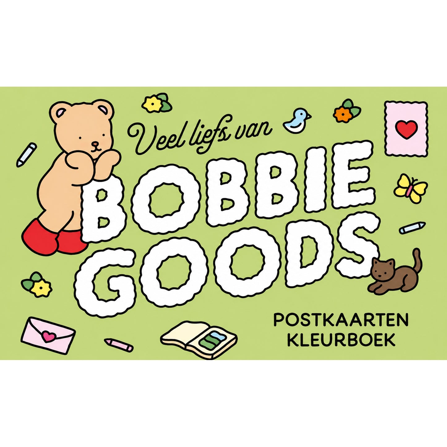 Bobbie Goods postkaartenkleurboek (pre-order)