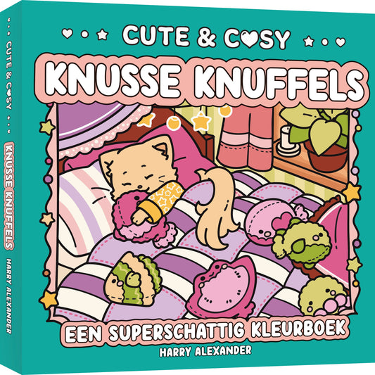 Kleurboek Cute & Cosy: Knusse Knuffels