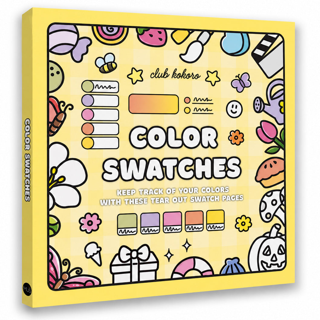 Kleurboek Club Kokoro - Color swatches (pre-order)