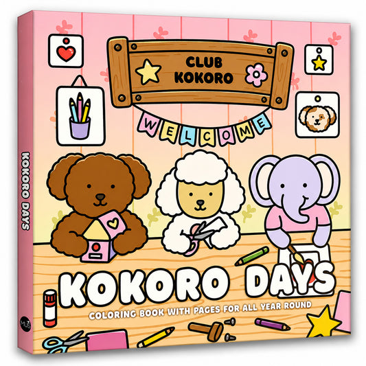Kleurboek Club Kokoro - Kokoro Days (pre-order)