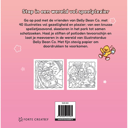 Kleurboek Cozy & cute Fun met vrienden