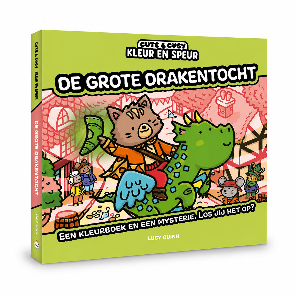 Cute & Cosy kleur en speur - De grote drakentocht (pre-order)