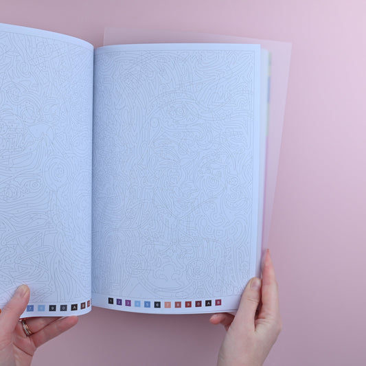 Inlegvel voor A4 kleurboeken