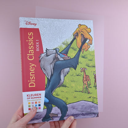 Inlegvel voor A4 kleurboeken