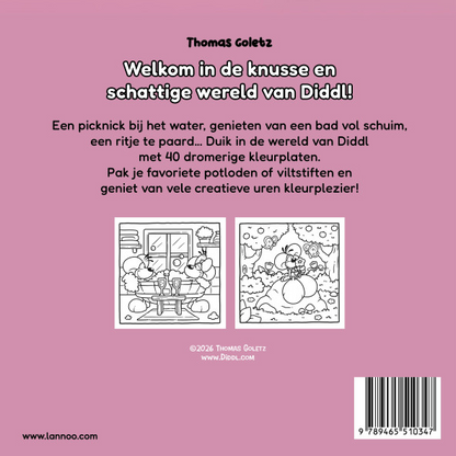 Kleurboek Cozy en cute met Diddl (pre-order)