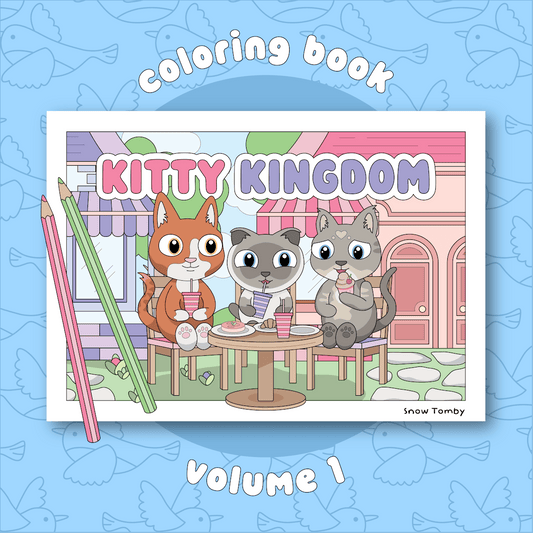 Kleurboek Snow Tomby - Kitty Kingdom