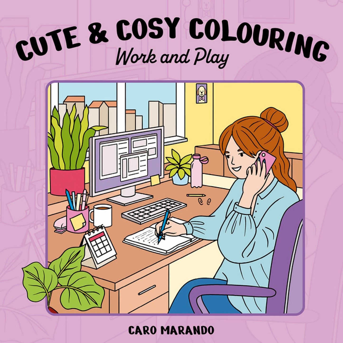 Kleurboek Cute & Cosy Colouring - Work & Play (pre-order)