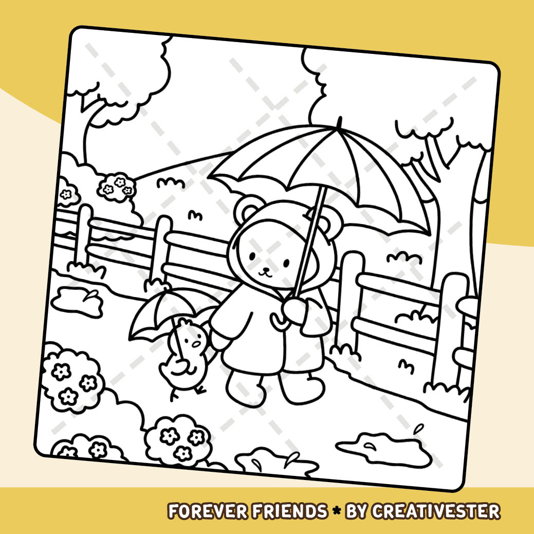 Kleurboek: Forever Friends by CreativEster