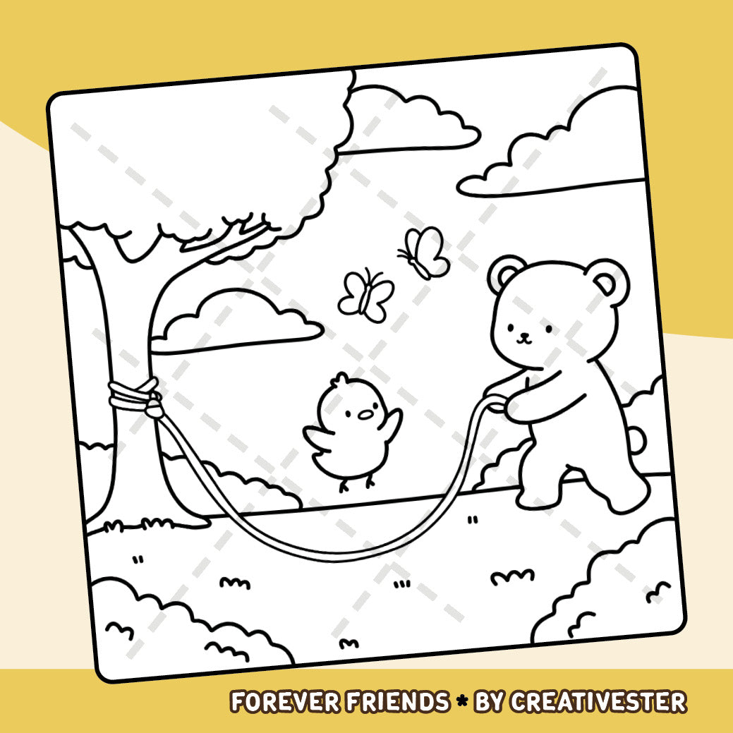 Kleurboek: Forever Friends by CreativEster