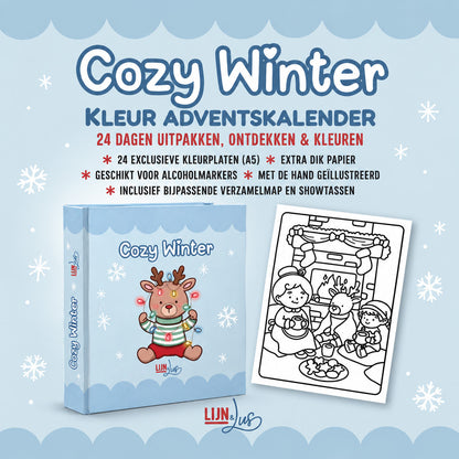 Cozy Winter Kleur Adventskalender (pre-order)
