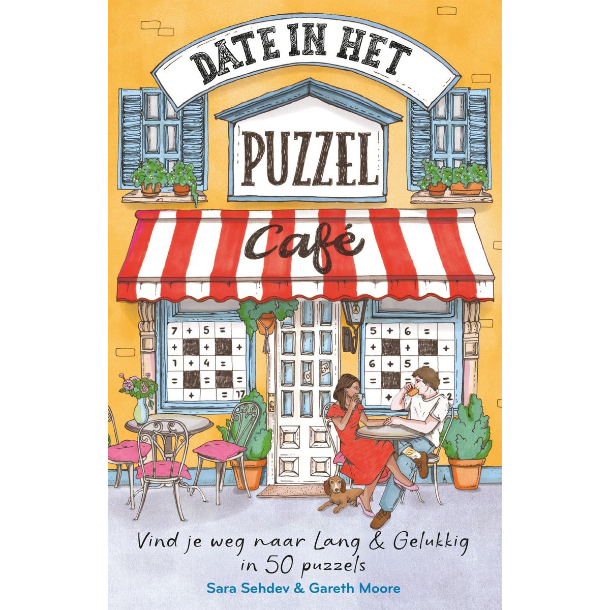 Puzzelboek Date in het puzzelcafé
