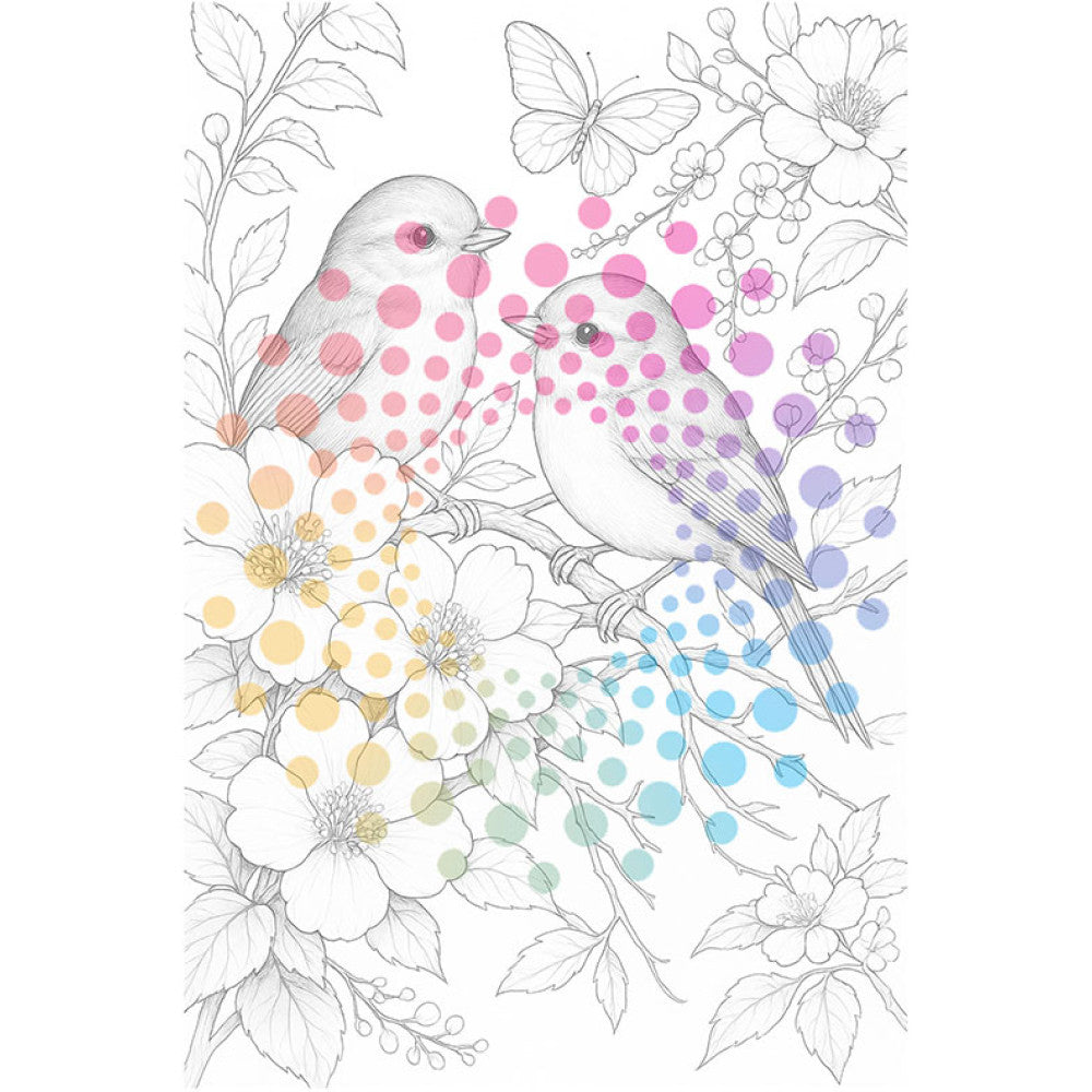 Bloemen & Vogels Kleurboek voor Volwassenen