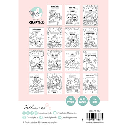 Kleurboek Friendz Cozy & Cute Coloring Book