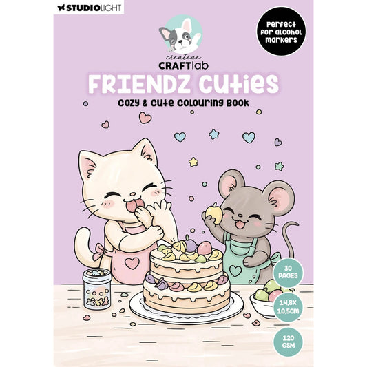 Kleurboek Friendz Cuties Cozy & Cute Coloring Book