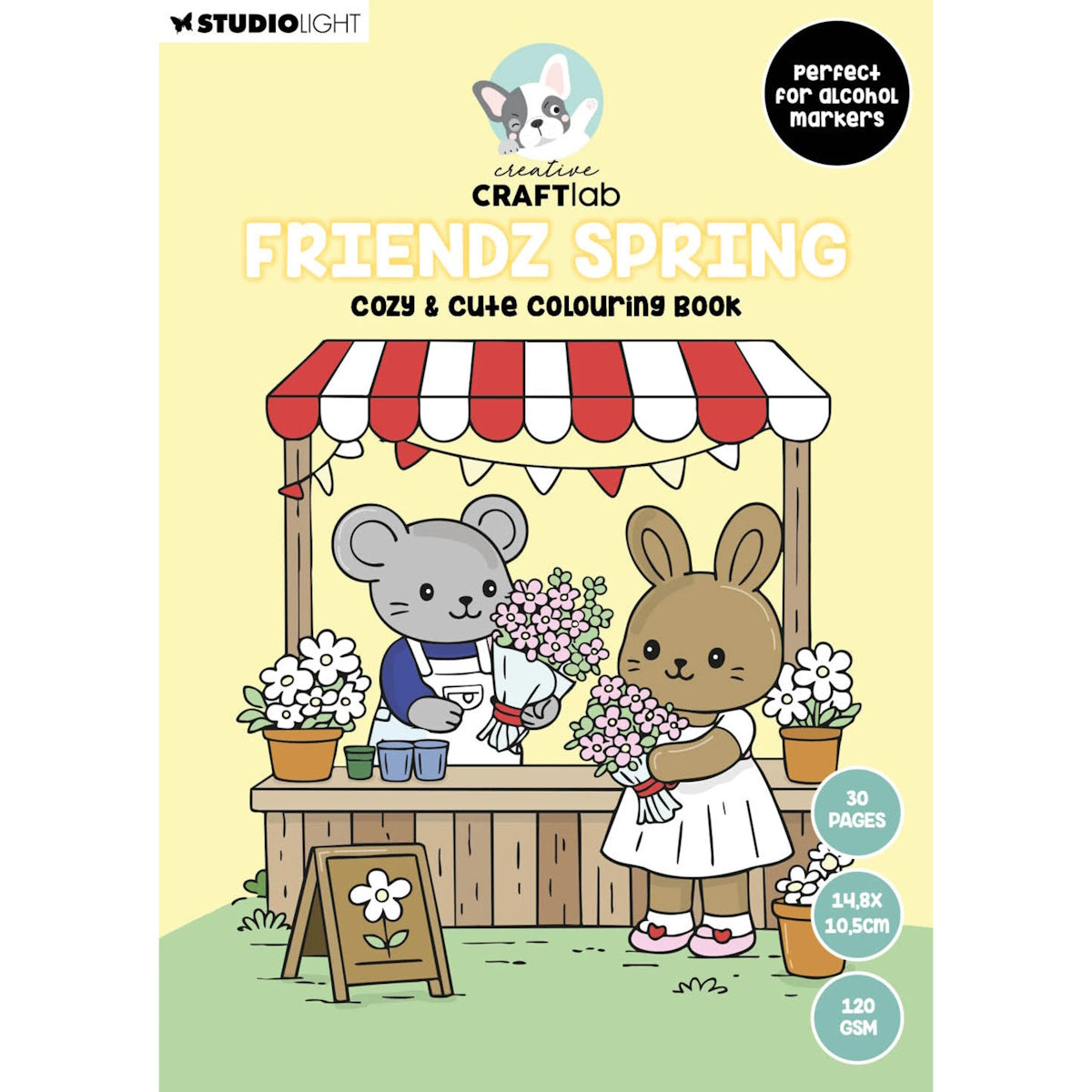 Kleurboek Friendz Spring Cozy & Cute Coloring Book