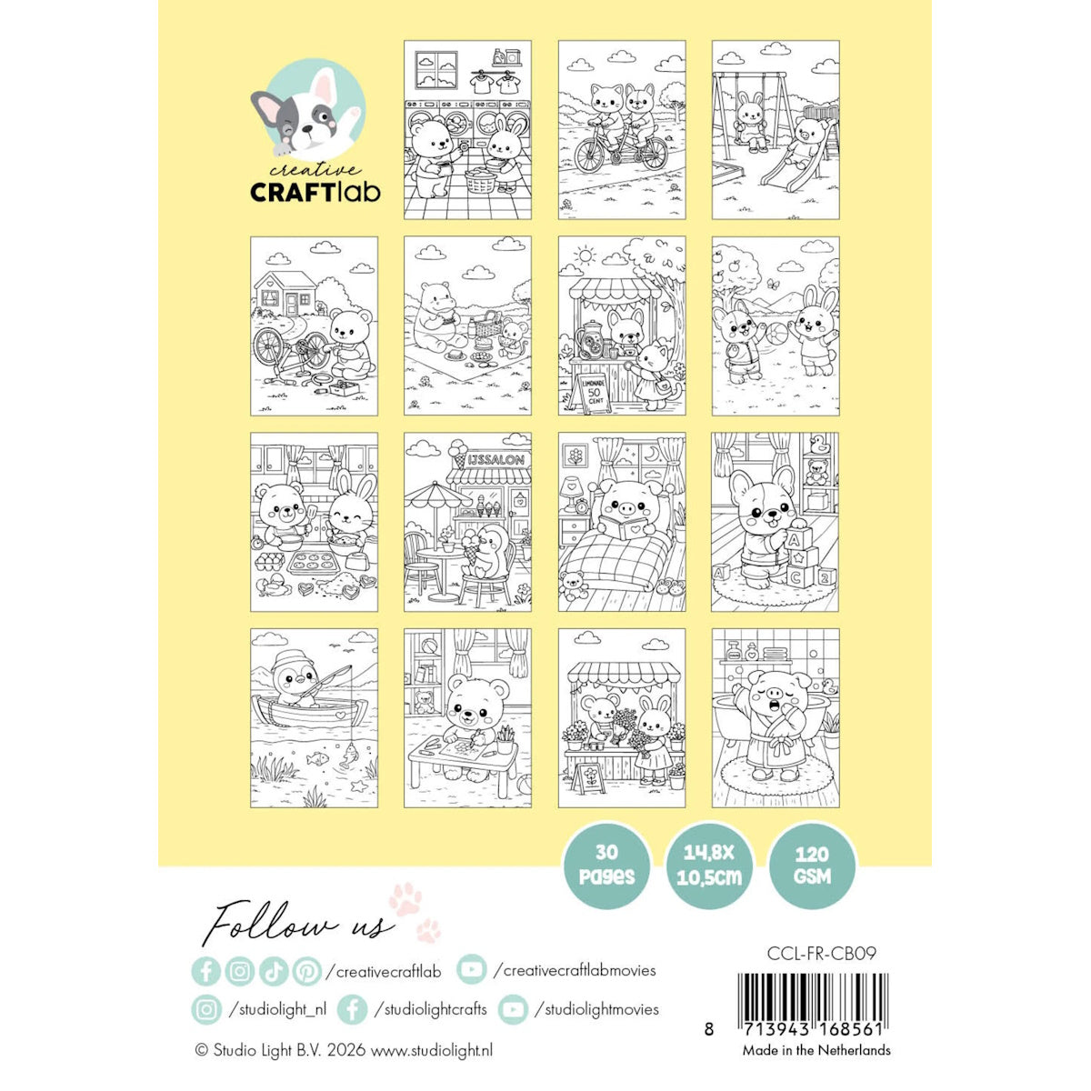 Kleurboek Friendz Spring Cozy & Cute Coloring Book