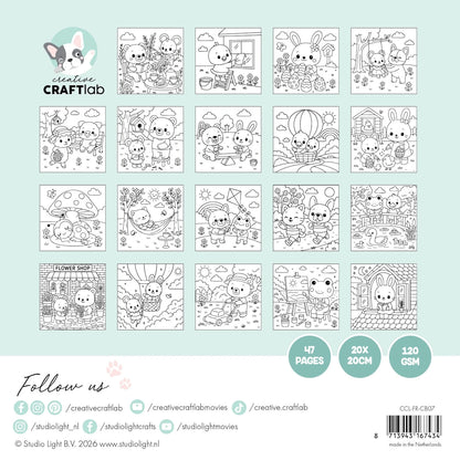 Kleurboek Friendz Party Cozy & Cute Coloring Book