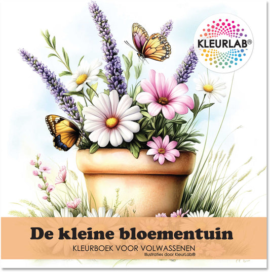 De Kleine Bloementuin Kleurboek voor Volwassenen