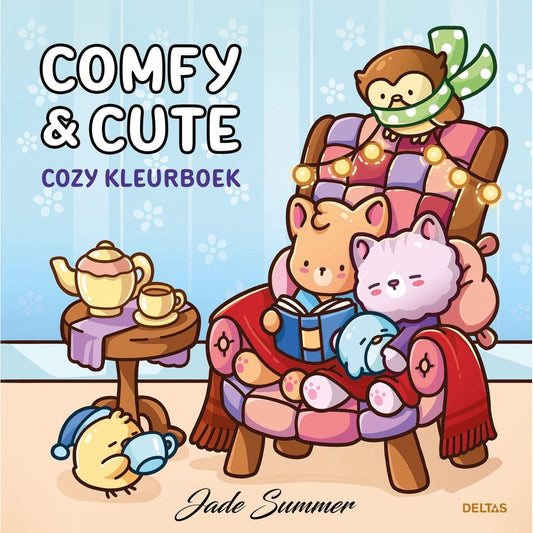 Deltas Boeken Kleurboek Comfy & Cute - Cozy