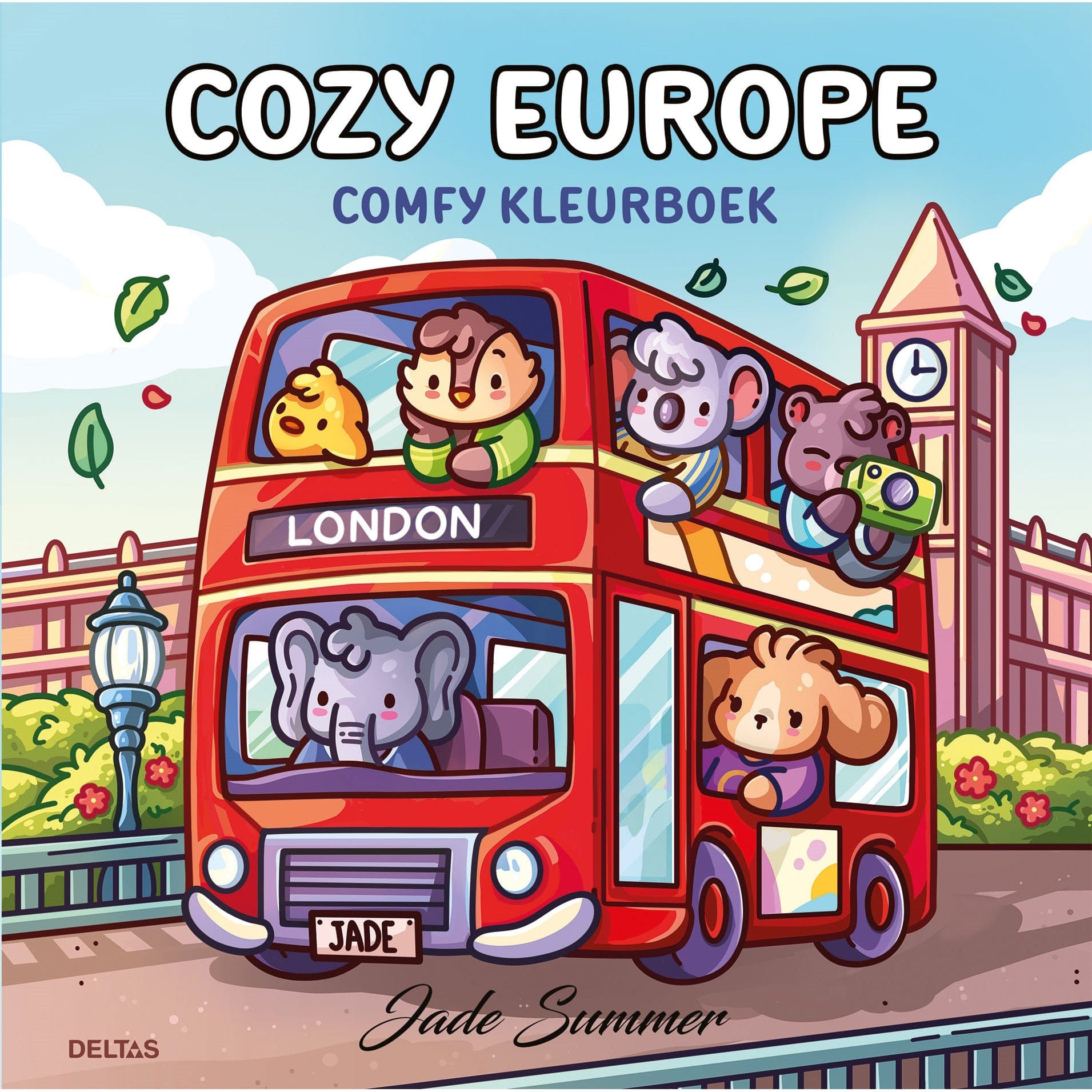 Deltas Boeken Kleurboek Cozy Europe - Comfy (pre-order)