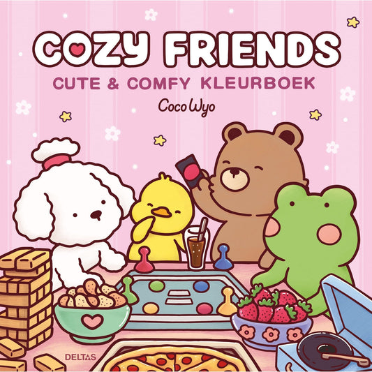 Deltas Boeken Kleurboek Cozy Friends Cute & comfy (pre-order)