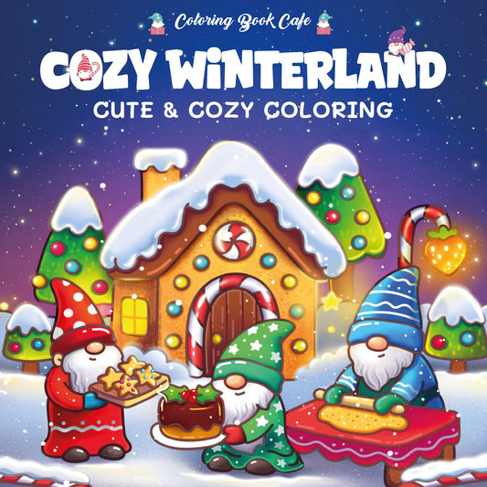 Kleurboek: Gnome winterland - Cute & cozy coloring (pre-order)