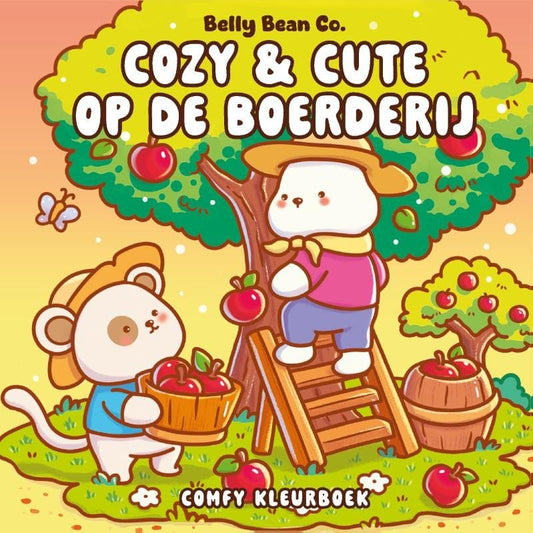 Forte Creatief Boeken Kleurboek Cozy & cute op de boerderij
