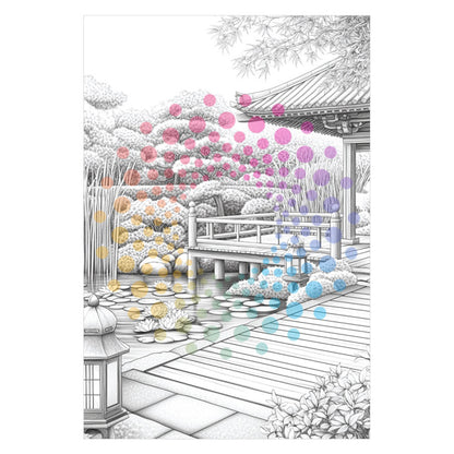 Japanse Tuinen Kleurboek voor Volwassenen